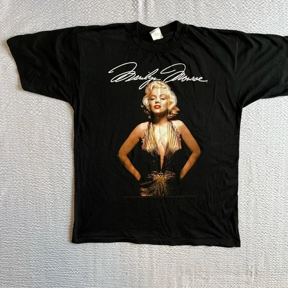 Vintage Marilyn Monroe Shirt Winterland Black Mens Size XL Made In USA Rare - Picture 2 of 11